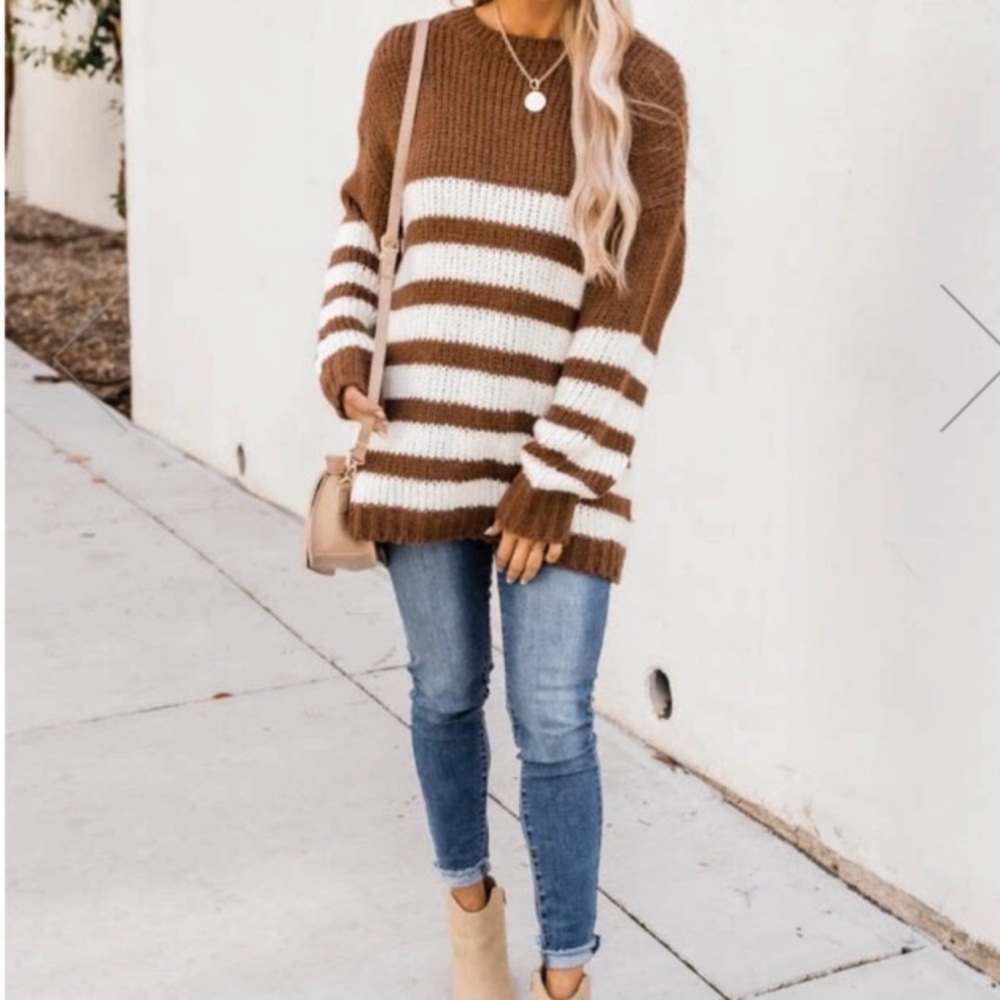 Pink Lily Sweater